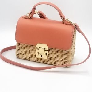 Two-Tone Coral Shoulder bag
